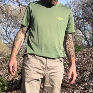 Mountain Hardwear Men's Olive Short Sleeve Tee